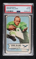 1954 Bowman Jerry Williams Jerome Williams #104 PSA 4 10iz