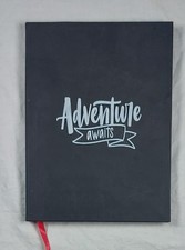 Black Hardcover Lined Notebook Journal Adventure Awaits Graduation Blank