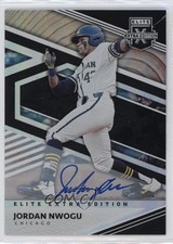 2020 Panini Elite Extra Edition Signatures Jordan Nwogu #88 Auto 5w7