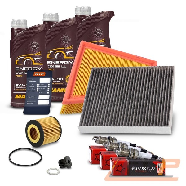 Inspektionspaket Filtersatz FÜR Seat Ibiza 6J Skoda Fabia VW Polo 9N 6R FOX 1.2-image