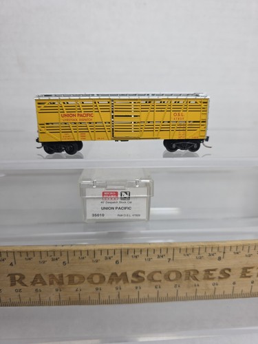 MTL Escala N 35010 Union Pacific 40' Despacho Stock Car OSL 47859 Micro Trenes EX | Zustand: Used