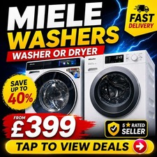 Image of Miele Washing Machine Dryer & Washer Dryer Available Message For More Info 123