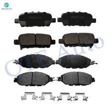 Set Of 8 Front-rear Ceramic Brake Pad Kit For 2015-2019 Nissan Murano Set Of 8 Front-rear Ceramic Brake Pad Kit For 2015-2019 Nissan Murano