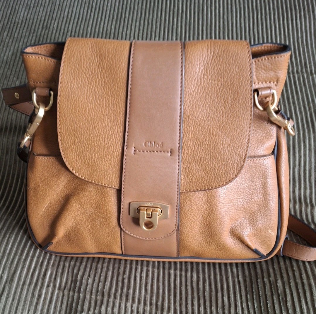 Chloé Lexa Brown Leather shoulder image 2