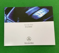MERCEDES SERVICE HISTORY BOOK, BRAND NEW, NOT DUPLICATE, ALL MODELS