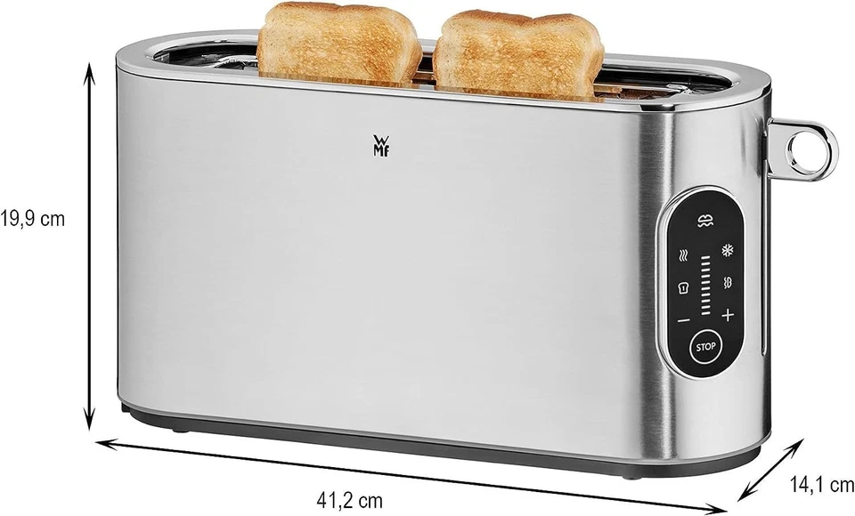WMF Lumero Toaster 2 Scheiben, Langschlitz mit Brötchenaufsatz, XXL, 10 Modis - Bild 3 von 4
