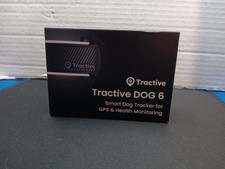 NEW Tractive Dog 6 smart dog tracker for GPS & Health Monitoring - black Sealed