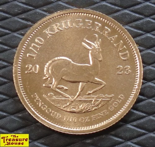 2023 Gold Krugerrand 1/10 oz — photo from the most recent tracked eBay sale