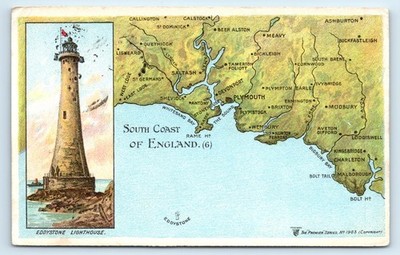 POSTKARTE PREMIER KARTENSERIE (6) - PLYMOUTH - EDDYSTONE LIGHTHOUSE 1902 UB