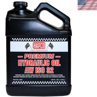 1 Gallon Hydraulic Oil - Heat Stable, Anti-Foam & Corrosion Prevention
