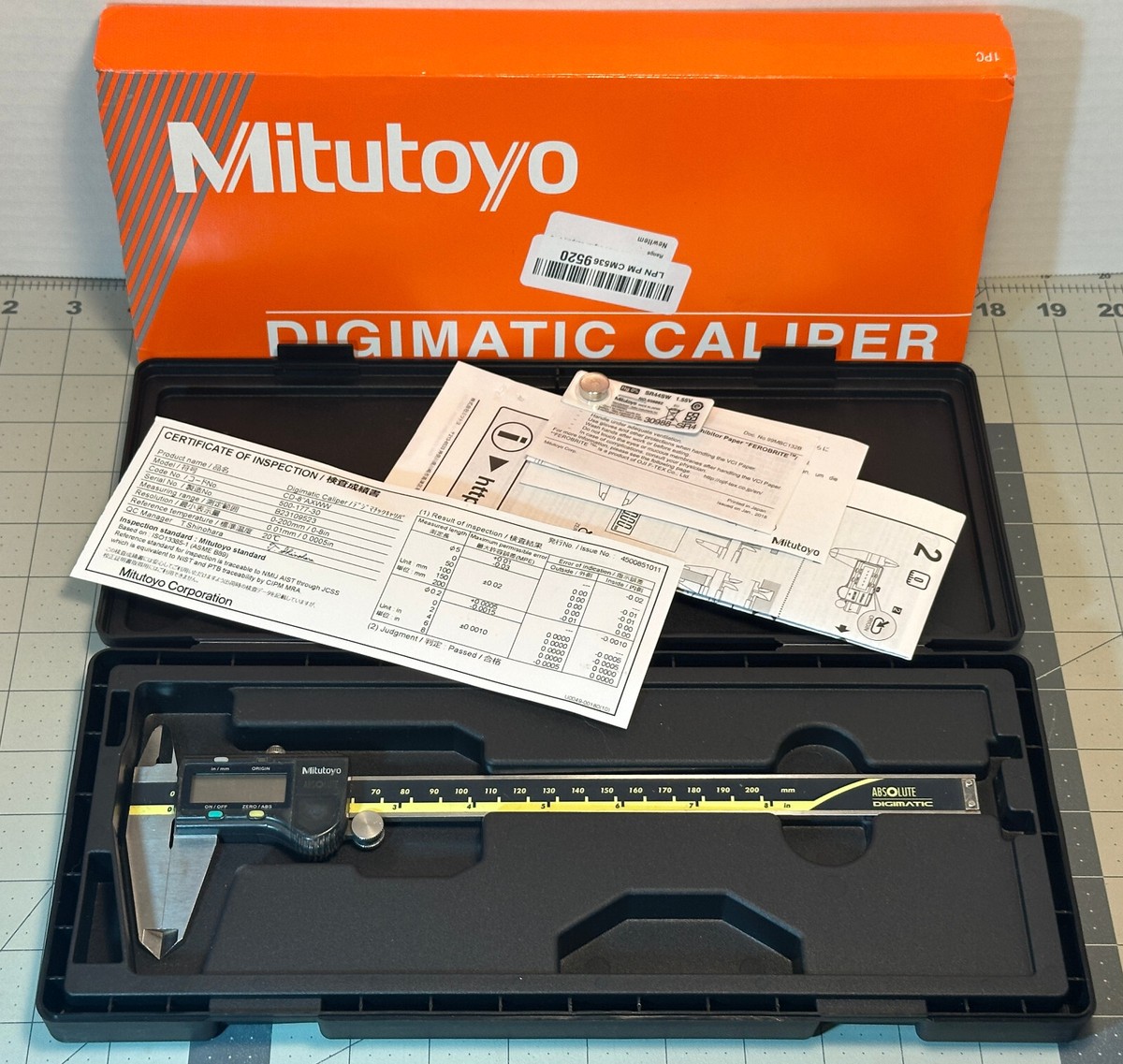 30 Inch Calipers Vernier Digital Mitutoyo 500-170-30 ABSOLUTE Digimatic Calipers Digital ...