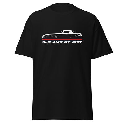 Premium T-shirt For Mercedes SLS AMG GT C197 2012-2014 Car Enthusiast Gift