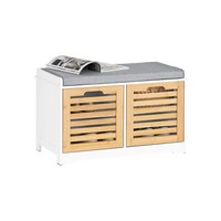 Sobuy Schuhbank Mit SitzfläChe Garderobenbank Sitzbank FSR23-II-WN