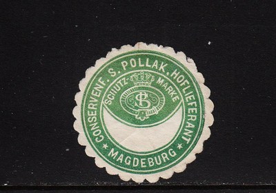 402649/ Siegelmarke - Delicatessen S. Pollak - MAGDEBURG