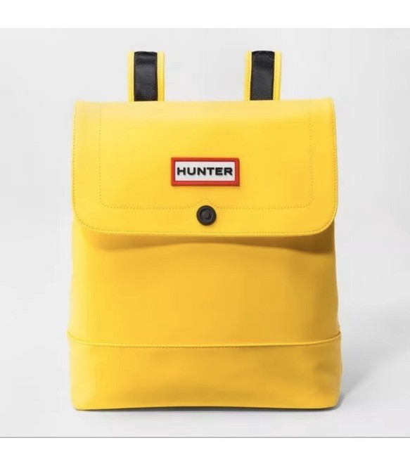 yellow small backpack