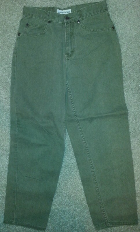 NEW Youth army green jeans. CANYON RIVER BLUES Size 12 100% Cotton