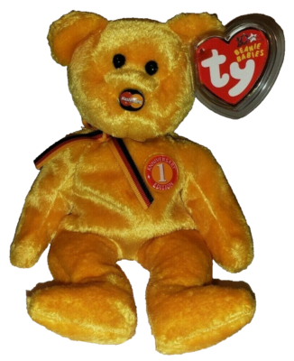 Ty Beanie Baby - MC MASTERCARD Bear Anniversary Edition #1 Ty Beanie Baby - MC MASTERCARD Bear Anniversary Edition #1