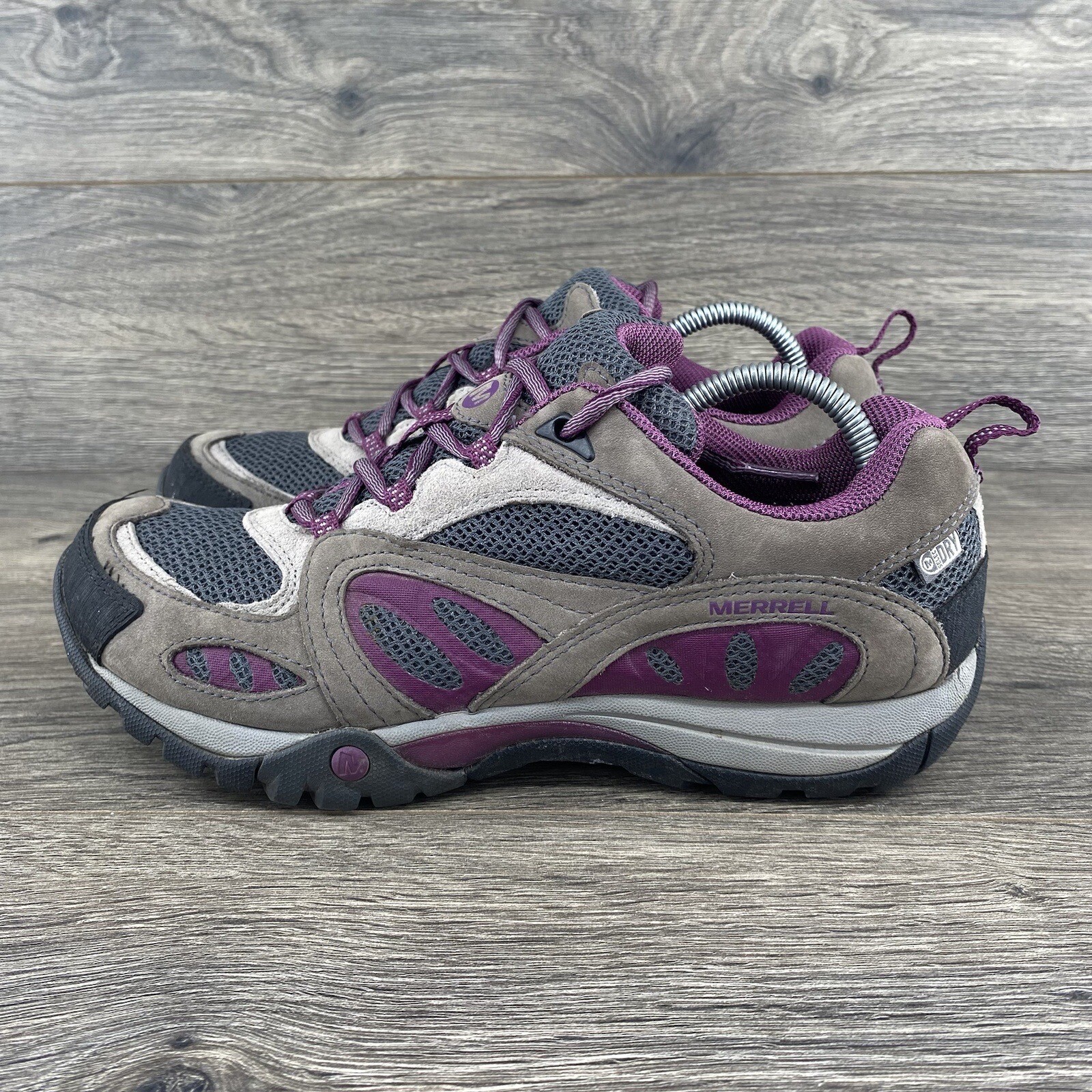 Merrell Castle Rock scarpe da passeggio donna escursionismo uomo taglia 7 viola