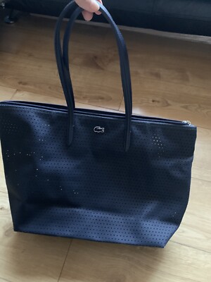 Lacoste Women's Concept Zip Tote Bag Navy color | eBay
