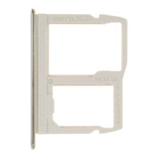 SIM Micro SD Card Tray for LG Stylo 6 Silver Replacement Repair Parts Fix