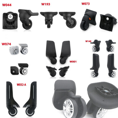 2/4pcs Luggage Wheels 360° Swivel Spare 