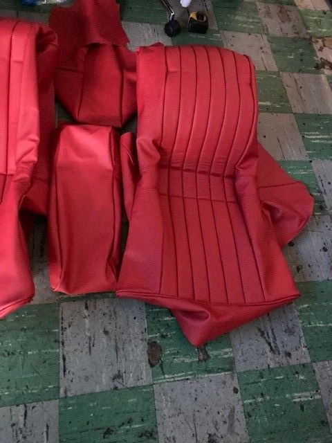 BMW E9 3.0CS 2800CS KIT DE ASSENTO ESTOFADO TRASEIRO CONJUNTO 100% COURO NOVO EXEMPLO NOVO - Imagem 2 de 4