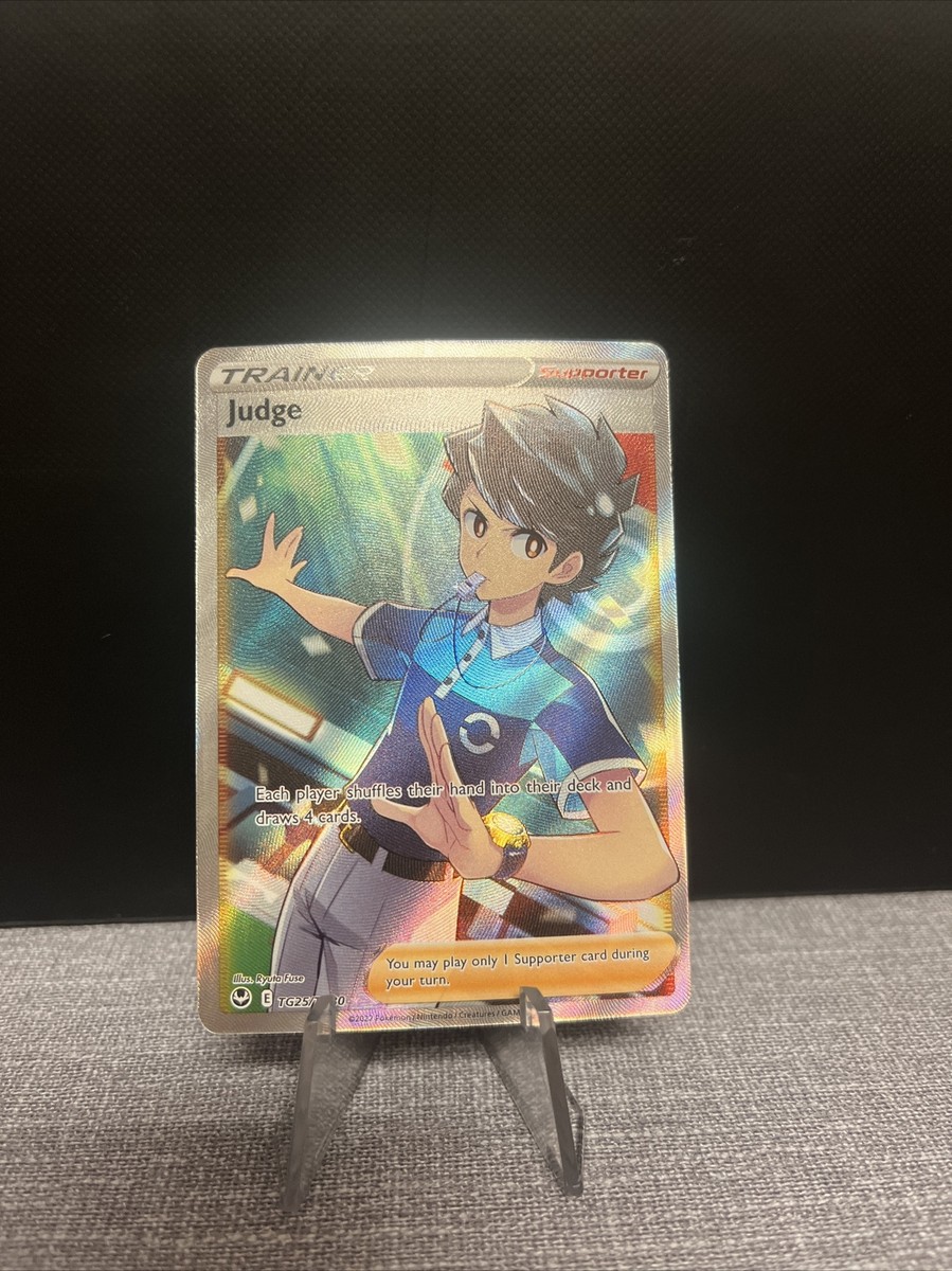 JUDGE TG25/TG30 SILVER TEMPEST POKEMON (FULL ART TRAINER GALLERY