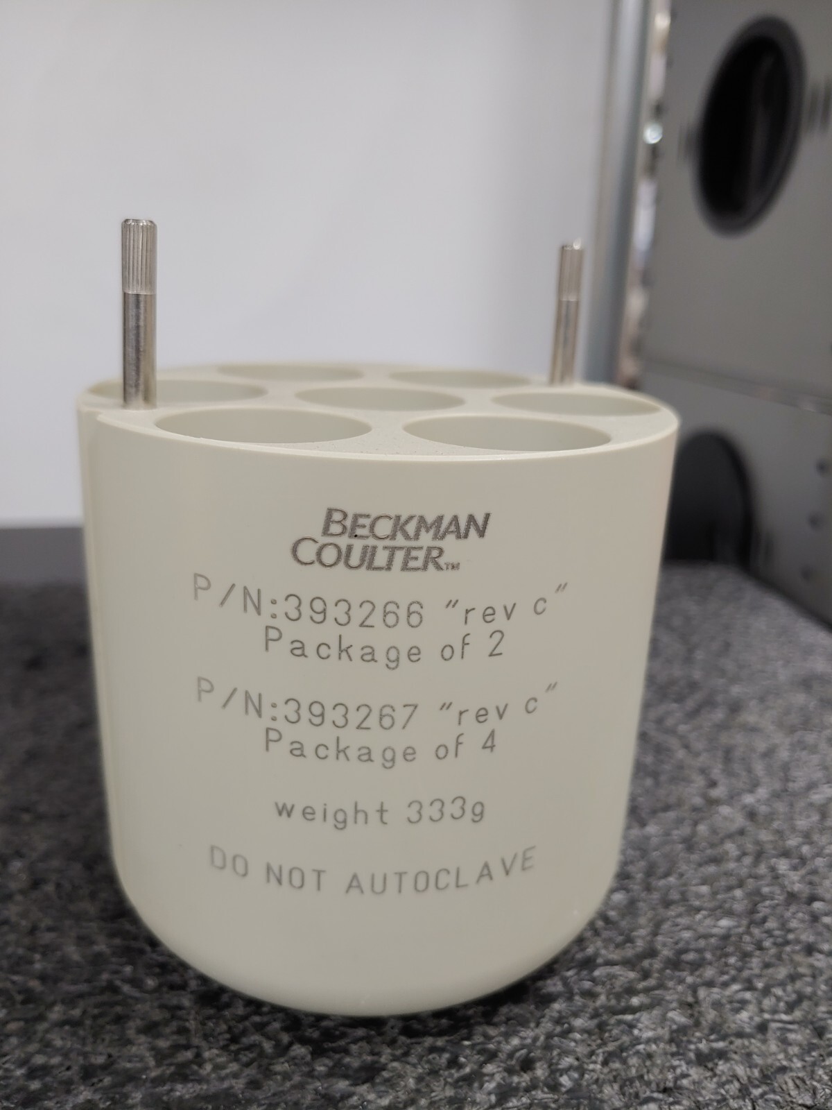 BECKMAN COULTER 393266 50ML Conical Tube Adapter | eBay