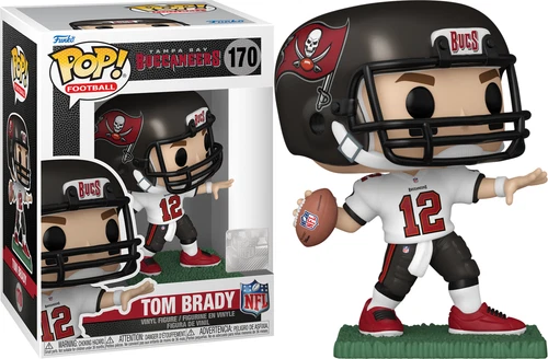 Funko POP! NFL SALE #170  Buccaneers TOM BRADY Away White Jersey S9 Vinyl Figure