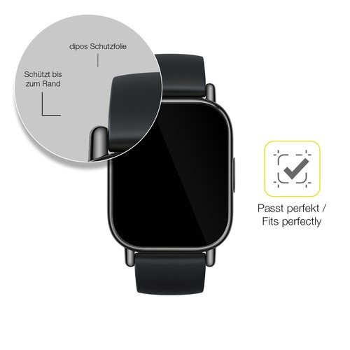 2x folia ochronna 3D Full Cover do Xiaomi Redmi Watch 5 Active folia pancerna - Zdjęcie 7 z 8