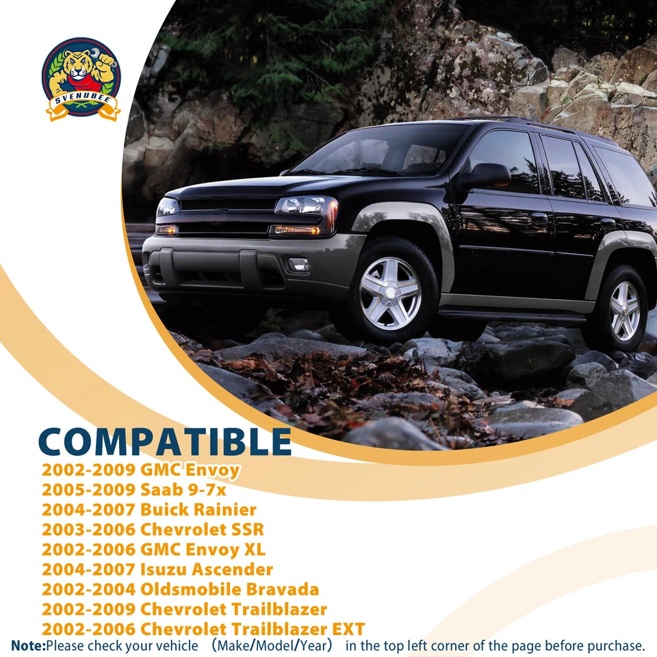 Kit de brazo de control de arrastre inferior superior trasero de 4 piezas para Trailblazer Envoy 2002-2009 Foto 2 de 4