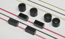 Life Like "M" HO Slot Car Parts - Pro-4 Motor Magnets & HCS AMG Rear Slip-Ons !!