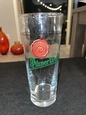 PILSNER URQUELL 7.5” Tall Beer Bar Pub Man Cave Glass