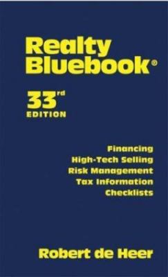 Realty Bluebook by De heer, Robert, Acceptable Book