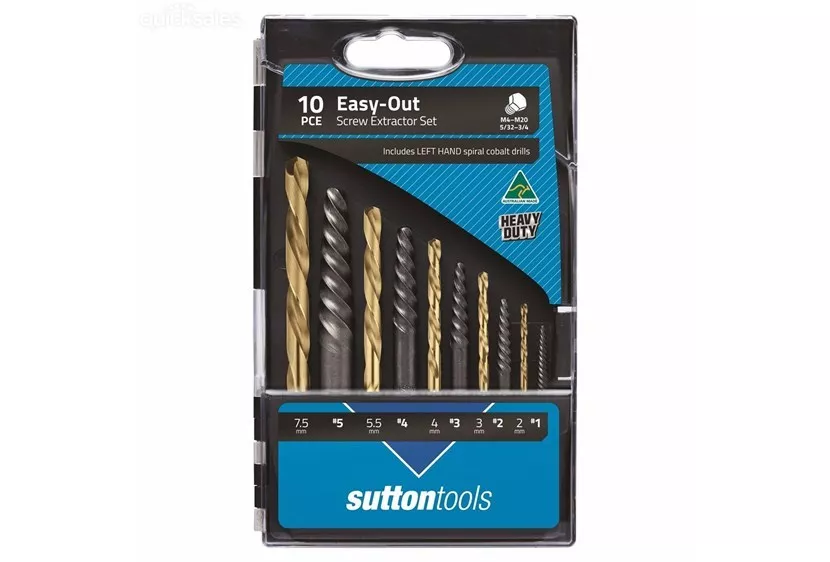 Sutton screw extractor set deals