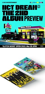 NCT DREAM 2nd Album Glitch Mode Random Ver CD+Book+3p Card+F