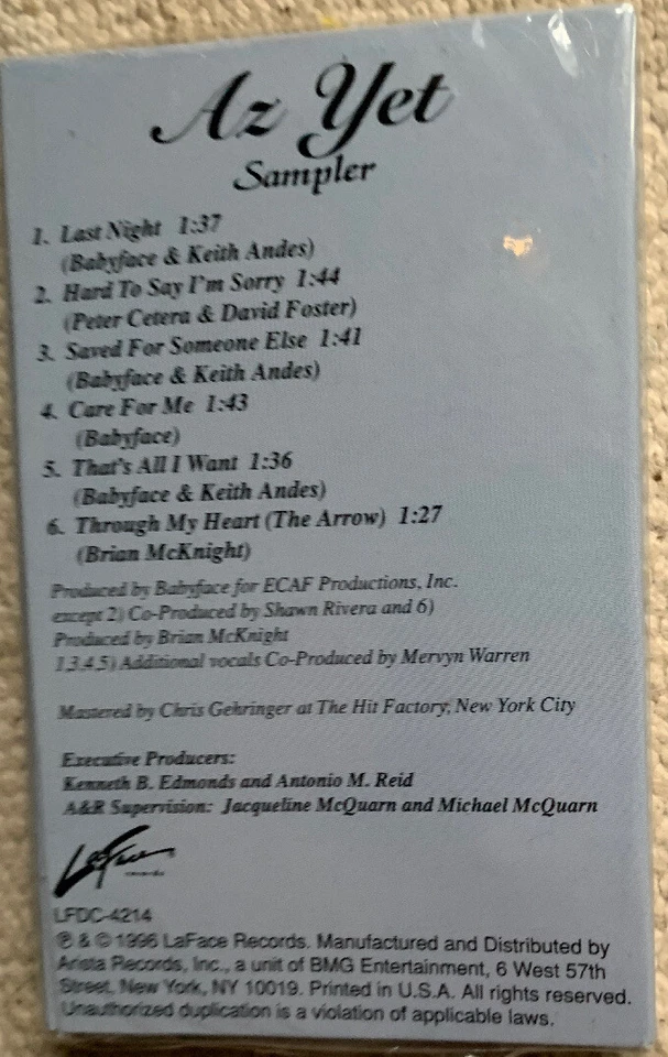 AZ YET-Sampler Cassette - Image 2 of 2