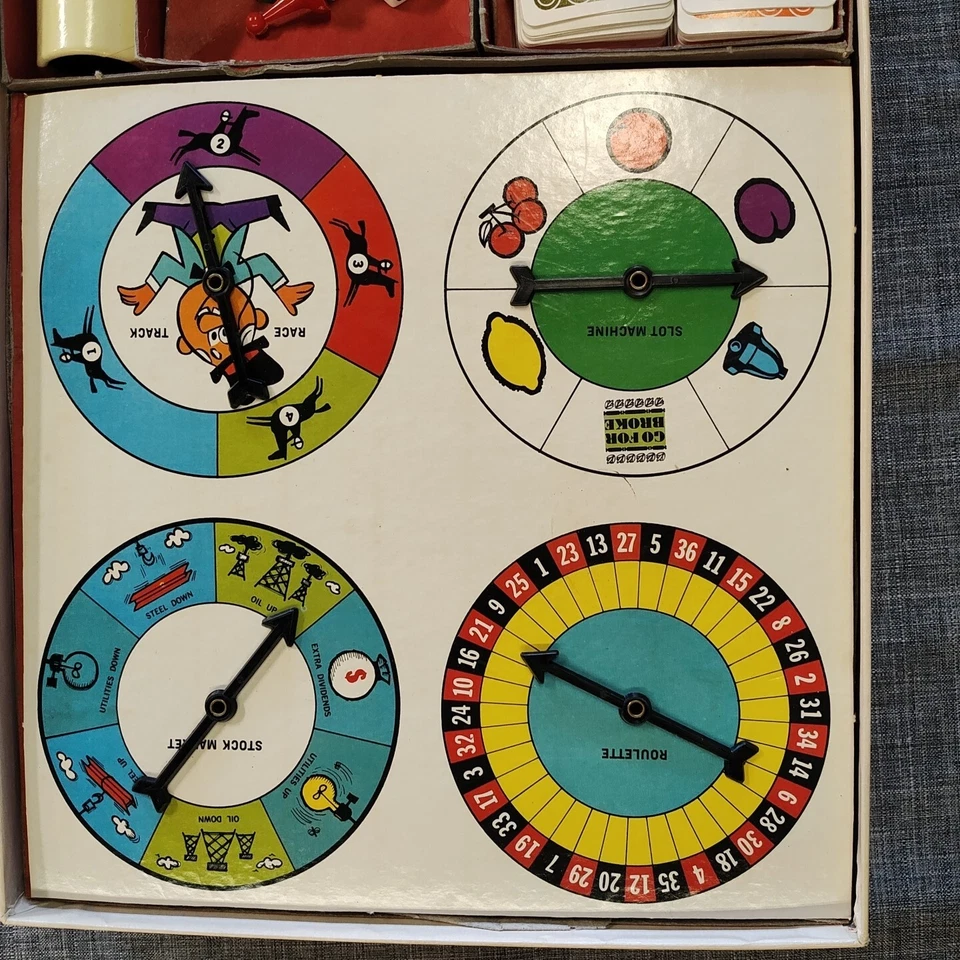 Selchow & Righter Co Go For Broke Spend a Million Vintage Board Games *In Box* - Image 4 of 4