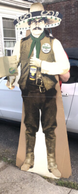 Corona Life Size Kiss Me I m Irish Life Size Cardboard Advertising Sign!