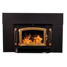 Buck Stove Model 91 Wood Burning Fireplace Insert with Blower - Up to 3200 SQFT