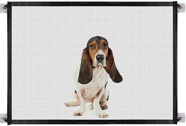 portable mesh dog gate