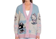 Women's Winter Character Cardigan Hello Kitty LARGE