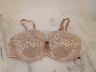 NWT Soma 32DD Amber Stunning Support Lace Strapless Multi-Way Bra Balconette 