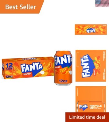 Vibrant Orange Soda - 12 Cans of Naturally Flavored Refreshment, 12 fl oz Each