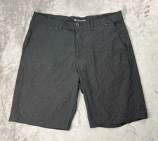 Travis Mathew Shorts Mens 36 Black Golf Performance Stretch Casual Chino