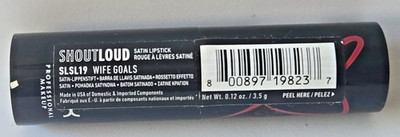 NYX Cosmetics  Shout Loud Satin Lipstick   Wife Goals (Blue Red) - Sealed