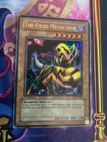 YuGiOh! The Fiend Megacyber PSV-E100 Ultra Rare 1st Edition