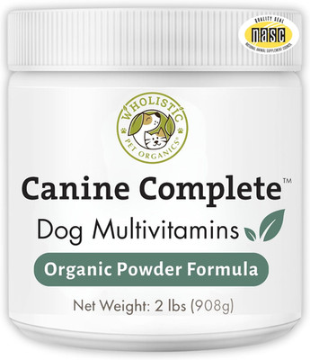 Wholistic Pet Organics Canine Complete - Dog Multivitamin Powder - 2 Lb - Daily 