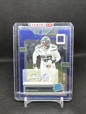 2022 Clearly Donruss Rated Rookie Auto Blue NY Jets Jermaine Johnson II #40/99