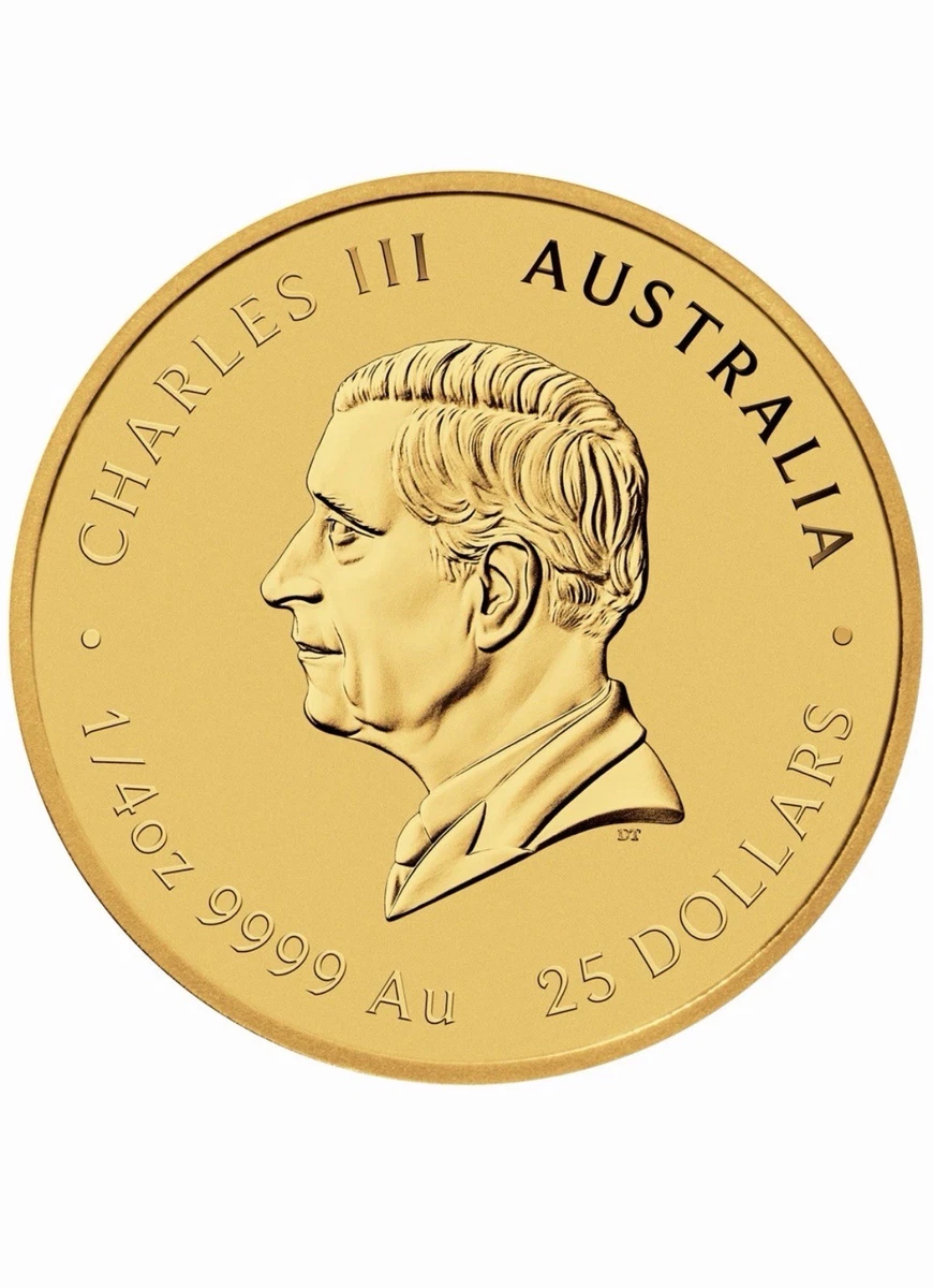 Moneda Oro 1/4 oz Serie Lunar III Australia 25$ Caballo 2026 En Cápsula Original